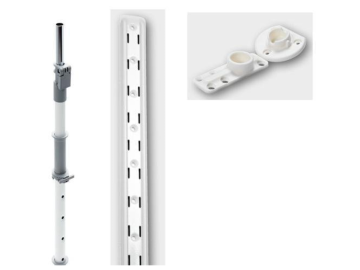 Trục xoay điều chỉnh độ cao Hafele phụ kiện kệ góc xoay 1/2 cho tủ góc 541.32.304